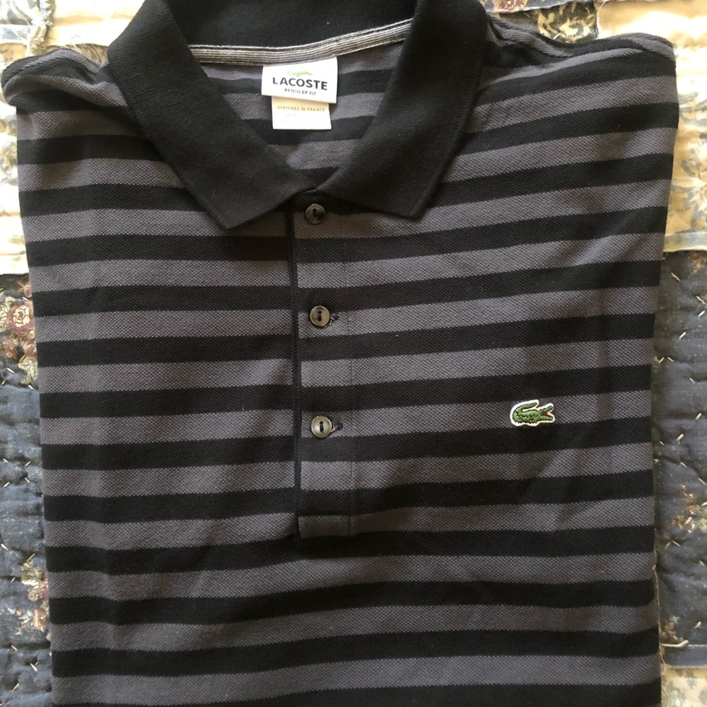 Men’s Lacoste polos various colors